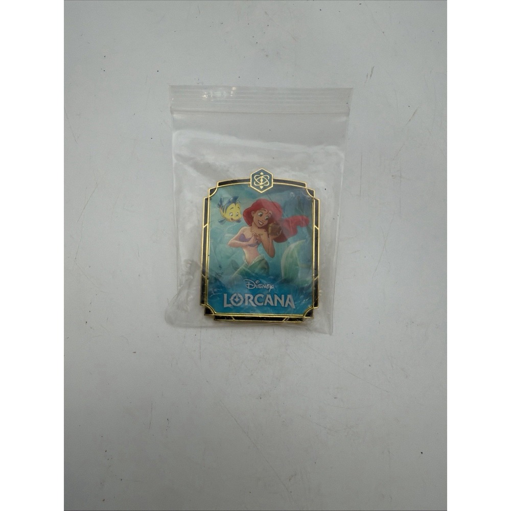 Disney Lorcana League Play Pin - Ariel - Exclusive Promo - New